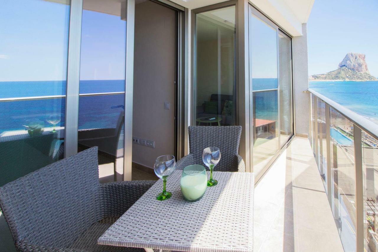 Beautiful Frontline Apartment Melioria With Panoramic Seaview Calpe Eksteriør billede